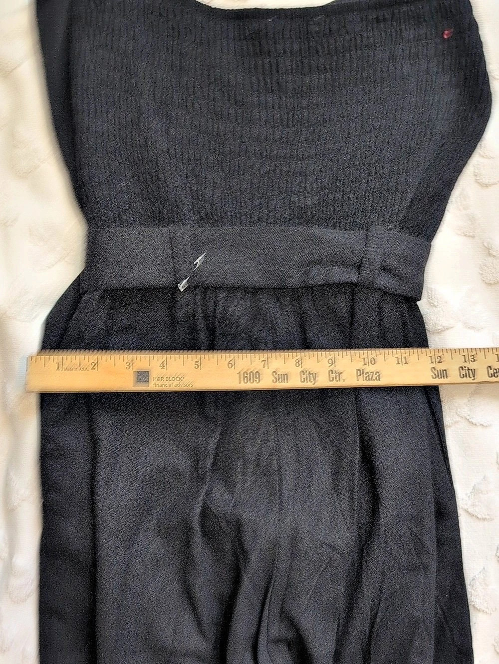 Monteau Los Angeles Black Wide Leg Jumpsuit Size Small Like New - Picture 9 of 11